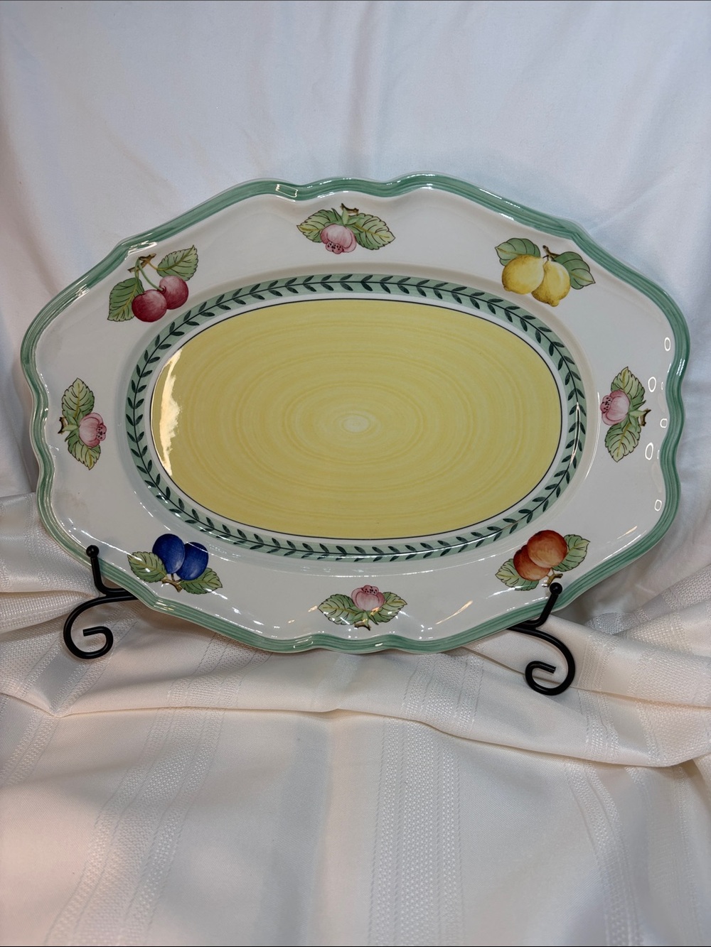 Villeroy & Boch French Garden Fleurence Oval Serving Platter 14.5”